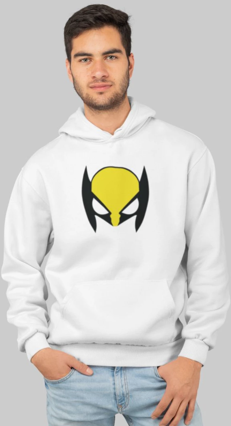 Wolverine Φούτερ με Κουκούλα (Replica) - WHITE