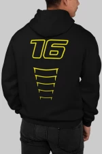 Offer |Charles Leclerc Ferrari φούτερ με κουκούλα - BLACK