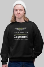 Aston Martin F1 Φούτερ (Replica) - BLACK