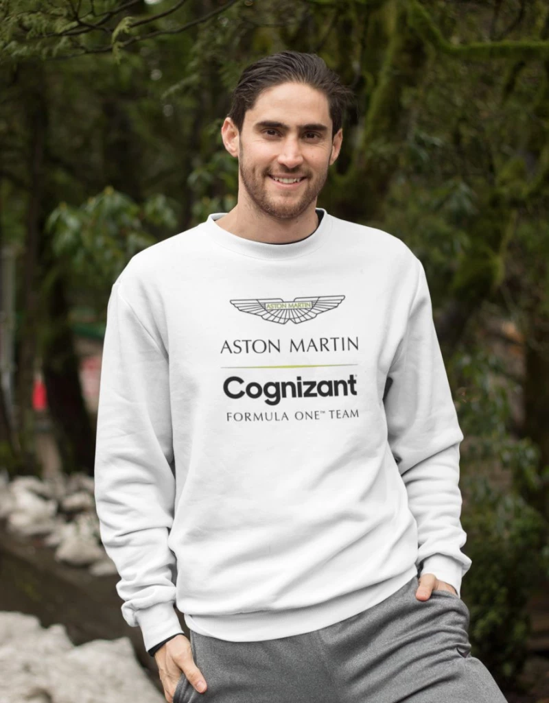 Aston Martin F1 Φούτερ (Replica) - BLACK