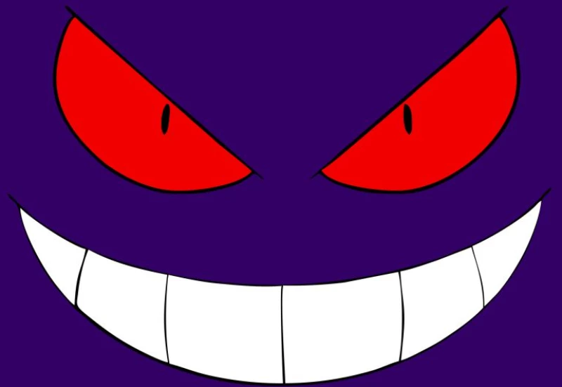 Gengar T-Shirt - DARK PURPLE