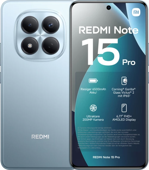 Xiaomi Redmi Note 15 Pro 4G (8GB/256GB) Glacier Blue