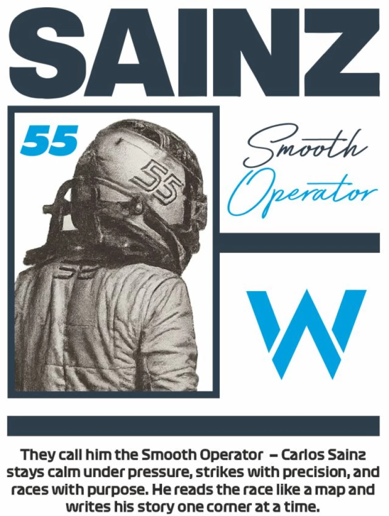 Carlos Sainz T-Shirt - BLACK