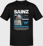 Carlos Sainz T-Shirt - BLACK