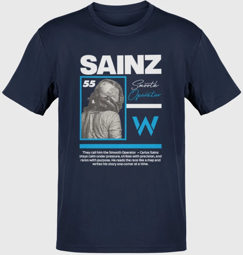 Carlos Sainz T-Shirt - BLACK
