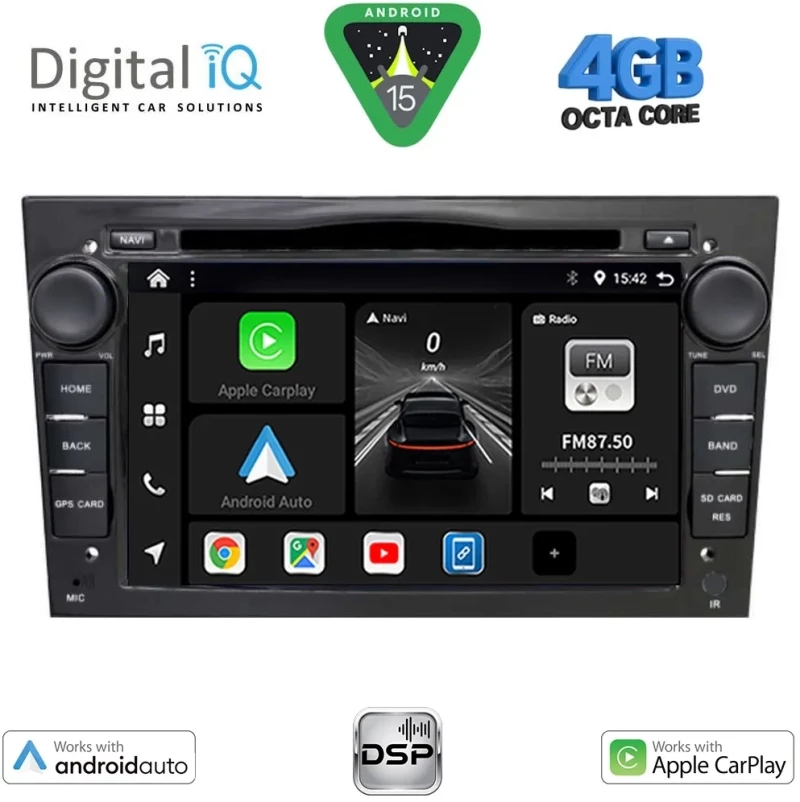 DIGITAL IQ BXF 619BL_CPAA (7" DVD) MULTIMEDIA SYSTEM for OPEL ALL mod. 2004-2012 (BLACK) DIGITAL IQ BXF 619BL_CPAA