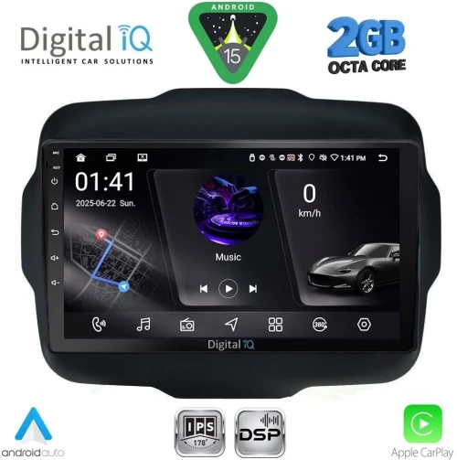 DIGITAL IQ RSF 4290_CPA (9inc) MULTIMEDIA TABLET for JEEP RENEGADE mod. 2014-2025 DIGITAL IQ RSF 4290_CPA