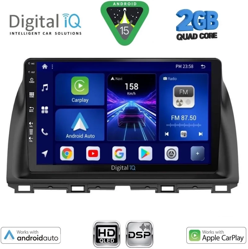 DIGITAL IQ BXC 3380_CPAA (10inc) MULTIMEDIA TABLET for MAZDA CX5 mod. 2013-2017 DIGITAL IQ BXC 3380_CPAA
