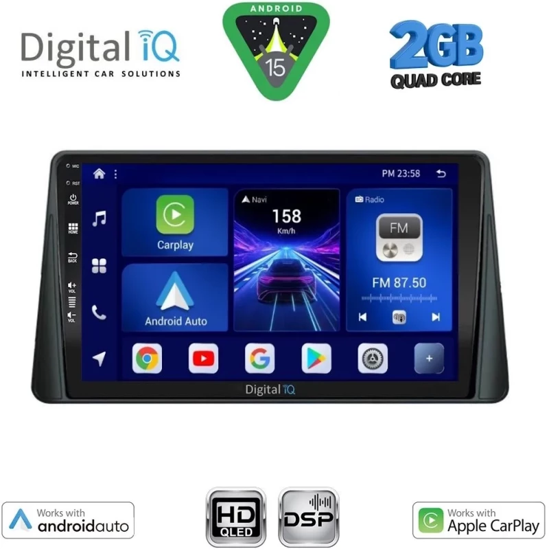 DIGITAL IQ BXC 3158_CPAA (9inc) MULTIMEDIA TABLET for FORD FOCUS mod. 2019-2025 DIGITAL IQ BXC 3158_CPAA