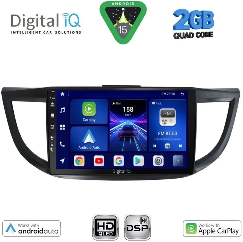 DIGITAL IQ BXC 3198_CPAA (10inc) MULTIMEDIA TABLET for HONDA CRV mod. 2013-2017 DIGITAL IQ BXC 3198_CPAA