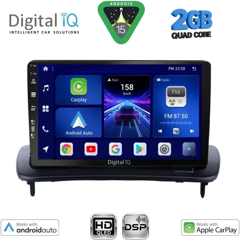 DIGITAL IQ BXC 3783_CPAA (9inc) MULTIMEDIA TABLET for VOLVO C30 – S40 mod. 2004-2013 DIGITAL IQ BXC 3783_CPAA