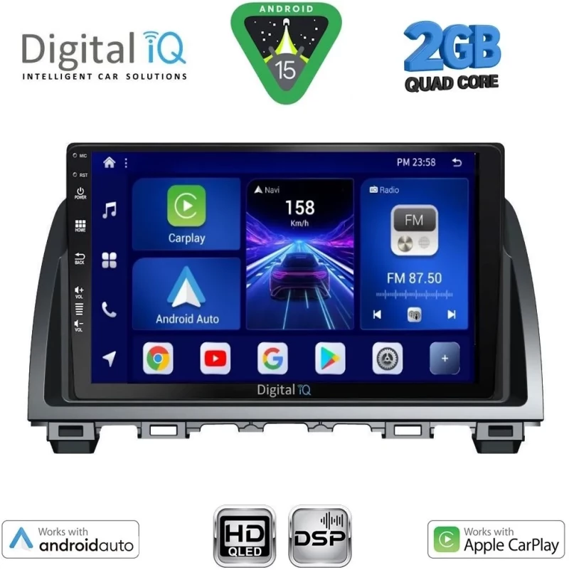DIGITAL IQ BXC 3378_CPAA (9inc) MULTIMEDIA TABLET for MAZDA 6 mod. 2012-2017 DIGITAL IQ BXC 3378_CPAA