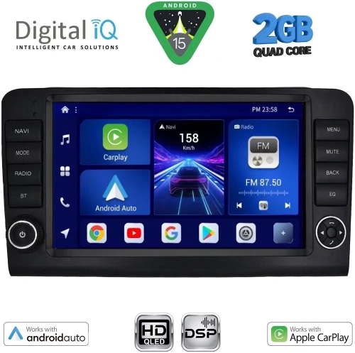 DIGITAL IQ BXC 3416_CPAA (9inc) MULTIMEDIA TABLET for MERCEDES ML (W164) – GL (X164) mod. 2005-2011 DIGITAL IQ BXC 3416_CPAA