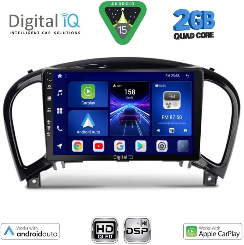 DIGITAL IQ BXC 3452_CPAA (9inc) MULTIMEDIA TABLET for NISSAN JUKE mod. 2009-2020 DIGITAL IQ BXC 3452_CPAA