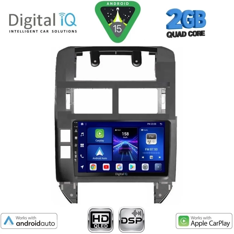 DIGITAL IQ BXC 3755_CPAA (9inc) MULTIMEDIA TABLET for VW POLO mod. 2002-2009 DIGITAL IQ BXC 3755_CPAA