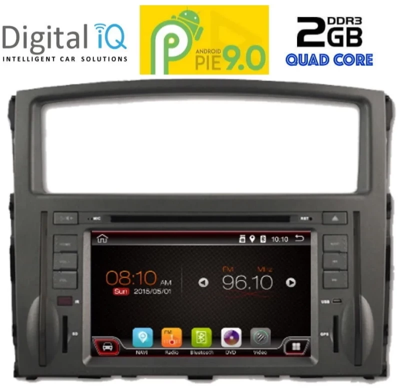 DIGITAL IQ 9038_GPS (7''_DVD) MULTIMEDIA SYSTEM for MITSUBISHI PAJERO mod. 2006-2013 DIGITAL IQ 9038_GPS