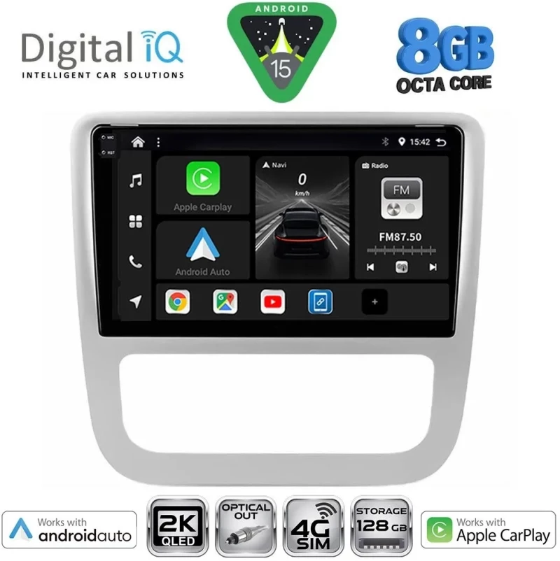 DIGITAL IQ BXK 20751_CPAA CLIMA (9inc) MULTIMEDIA TABLET for VW EOS mod. 2006 - SCIROCCO mod. 2011-2014 DIGITAL IQ BXK 20751_CPAA CLIMA