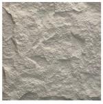 PU Stone Wall 3D Panel Obsidian White 120x60x3cm 1-2800-4