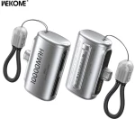 Power Bank WEKOME WP-109 10000mAh 22.5W Γρήγορης Φόρτισης Silver
