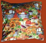 Διακοσμητικό μαξιλάρι pumpkin fields  Διαστάσεις 45*45 eco text fabric