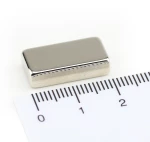 Μαγνήτης Παραλληλεπίπεδος 20x10x5mm Νεοδυμίου Ν52 Δύναμη Έλξης 6,5kg