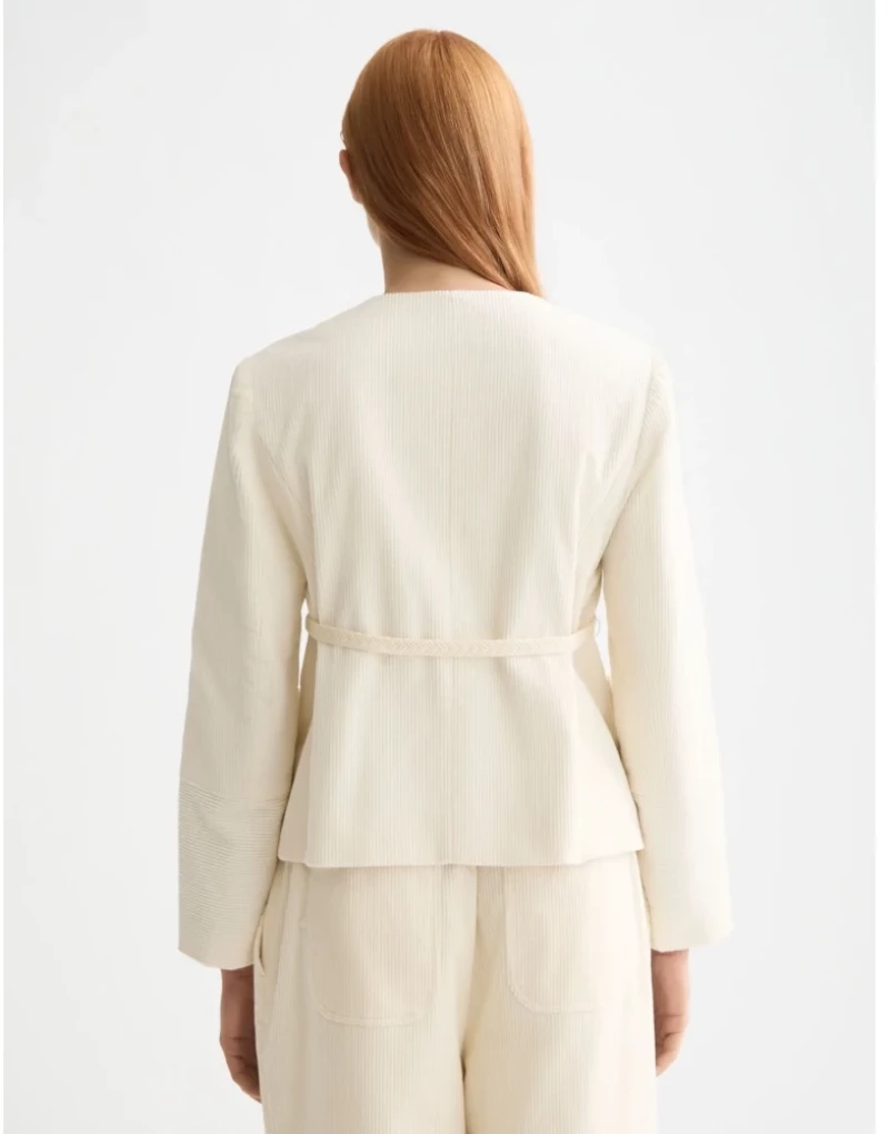 Scotch&Soda Woman Relaxed collarless jacket