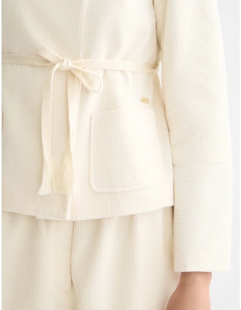 Scotch&Soda Woman Relaxed collarless jacket