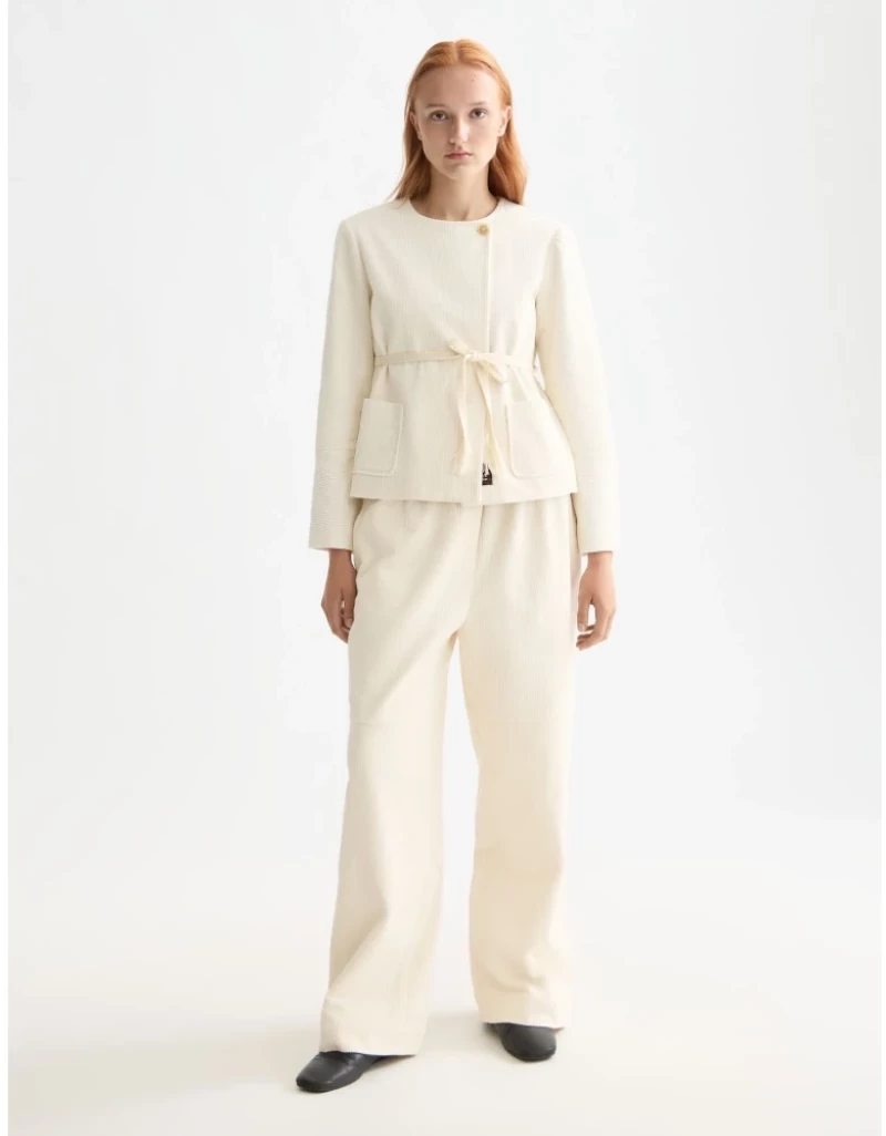 Scotch&Soda Woman Relaxed collarless jacket