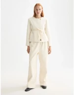 Scotch&Soda Woman Relaxed collarless jacket