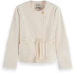 Scotch&Soda Woman Relaxed collarless jacket