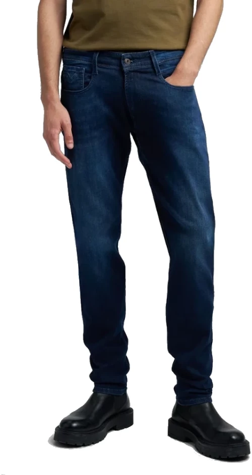 Replay Man ANBASS SLIM-FIT DARK BLUE JEANS