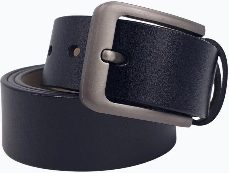 Ζώνη Ανδρική Δερμάτινη Για Τζιν 3,6 cm 525638-Μαύρο