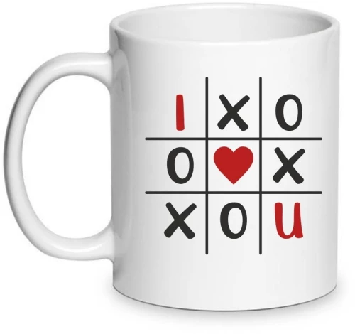 Κούπα Αγάπης Τρίλιζα LOVE111-Λευκό