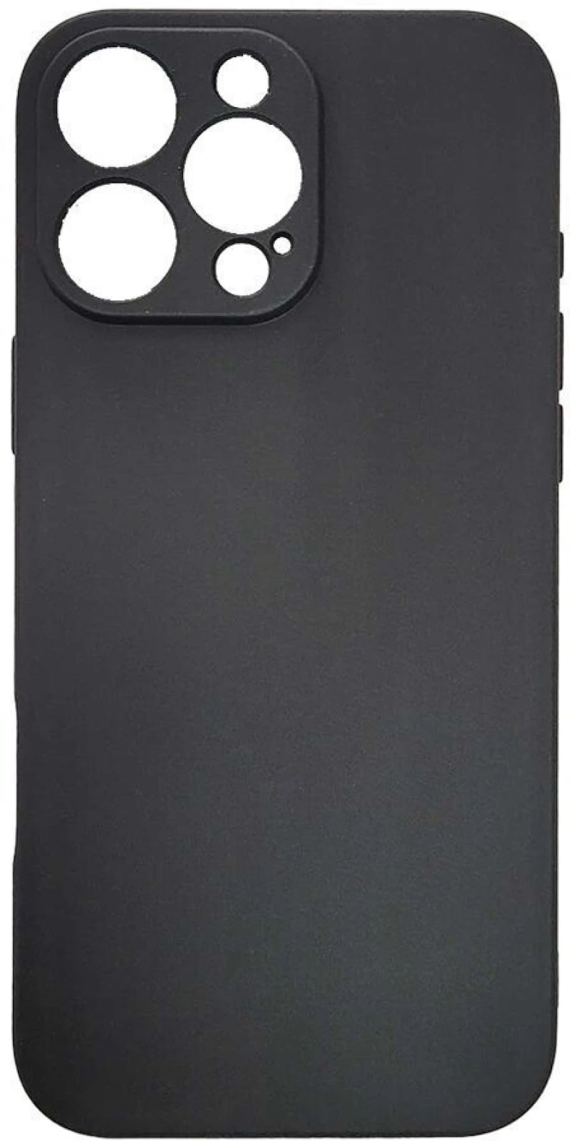 Θήκη TPU Σιλικόνης GREEN ON με Προστασία Κάμερας για iPhone 16 Pro Max - Μαύρο