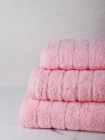 Πετσέτα Προσώπου Anesis Cotton Pennie Ροζ 50x100