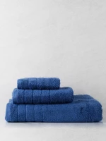 Πετσέτα Προσώπου Anesis Cotton Pennie Μπλε Ραφ 50x100