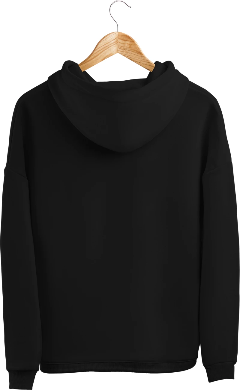 Φούτερ Με Τύπωμα This Is My Space HOOD913-Μαύρο
