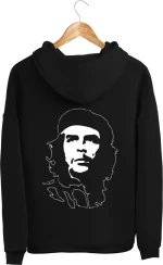 Φούτερ Με Τύπωμα Τσε Γκεβάρα HOOD920-Μαύρο