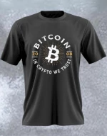 Αντρική Μπλούζα Bitcoin MB496-Μαύρο