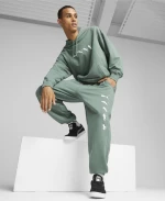 Μπλούζα Φούτερ Puma X RIPNDIP TR Eucalyptus 527182-Πράσινο