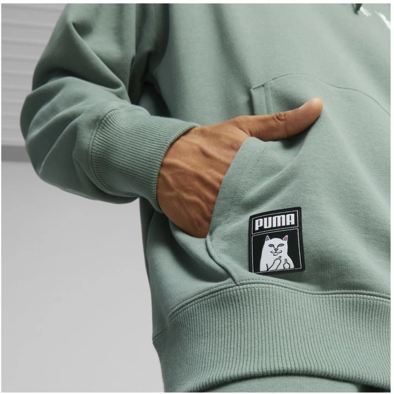 Μπλούζα Φούτερ Puma X RIPNDIP TR Eucalyptus 527182-Πράσινο