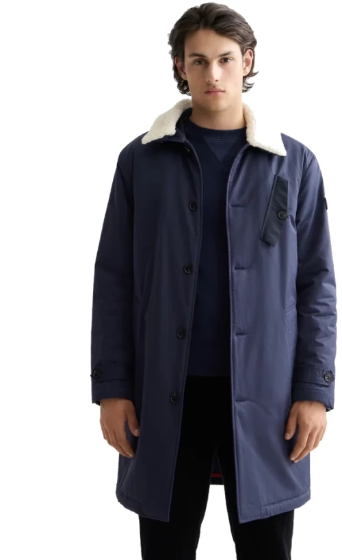 Scotch&Soda Man Teddy collar coat