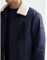 Scotch&Soda Man Teddy collar coat