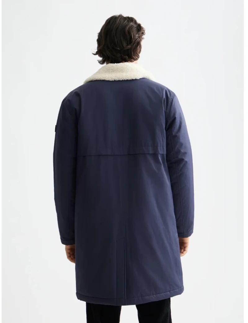 Scotch&Soda Man Teddy collar coat