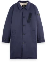 Scotch&Soda Man Teddy collar coat