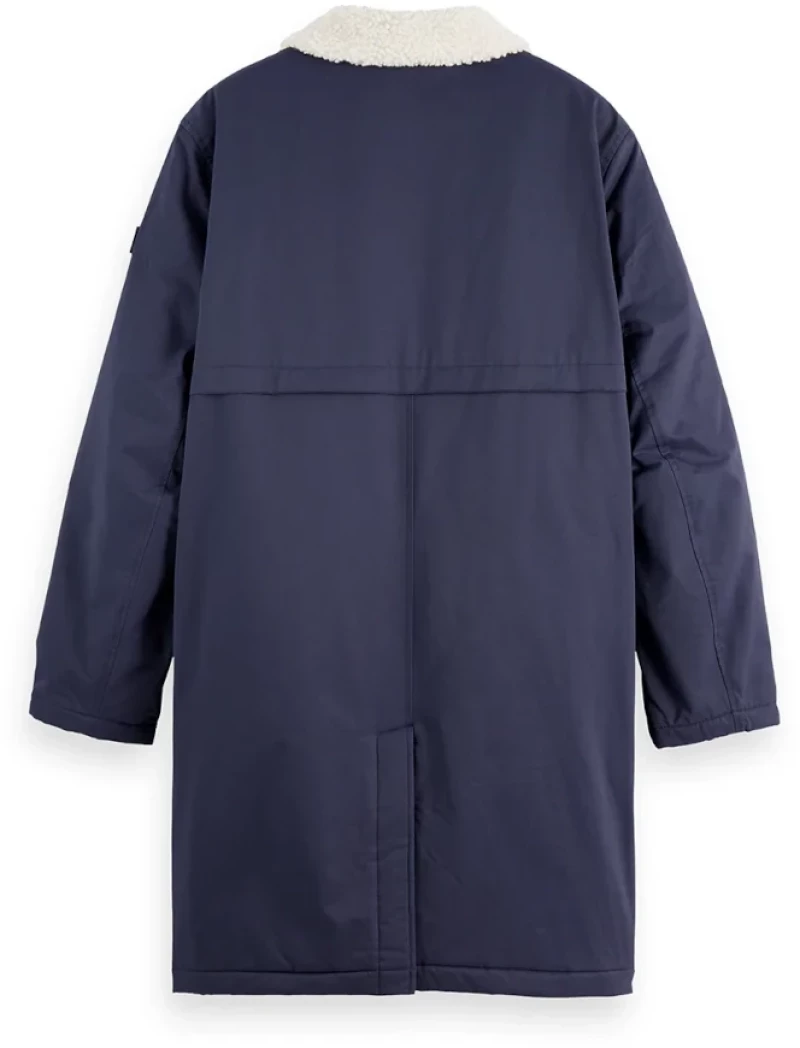 Scotch&Soda Man Teddy collar coat