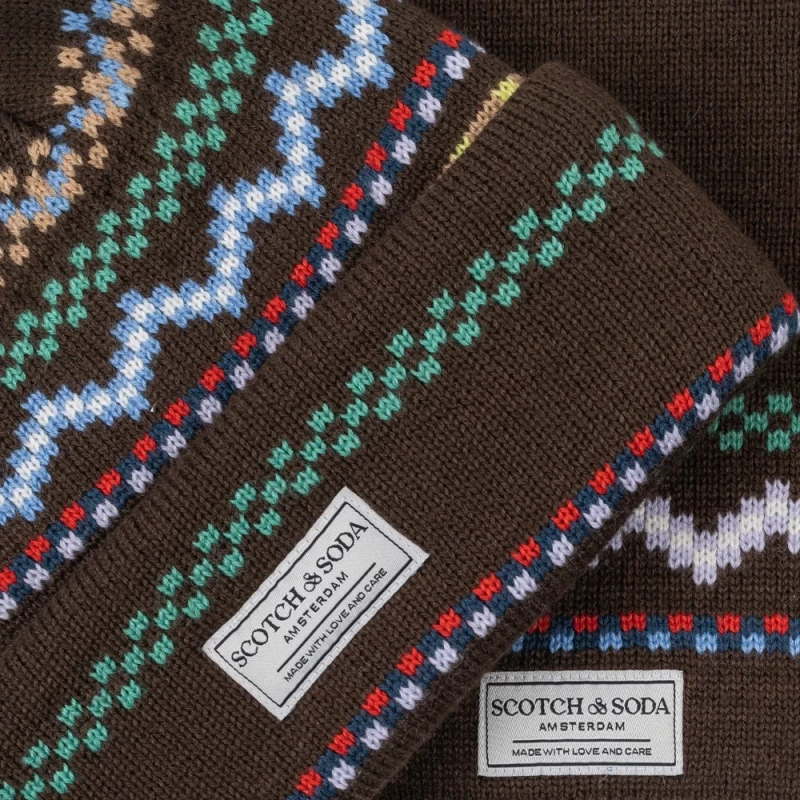 Scotch&Soda HOLIDAY CUFF BEANIE & SCARF