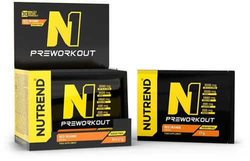 Nutrend N1 Pre-Workout 17g – Red Orange