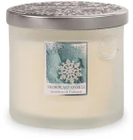 Κερί Αρωματικό Heart & Home Με Διπλό Φυτίλι Snowflake Sparkle 220gr