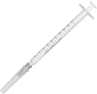 ALFASHIELD Luer Slip 1ml Σύριγγα Με Βελόνα 27G x 1/2" 1 Τεμάχιο